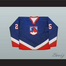 Load image into Gallery viewer, Team Iceland Blue Hockey Jersey