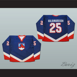 Team Iceland Blue Hockey Jersey