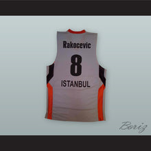 Load image into Gallery viewer, Igor Rakocevic 8 Efes Pilsen Gray Basketball Jersey