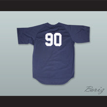 Load image into Gallery viewer, InChrist 90 Navy Blue Baseball Jersey