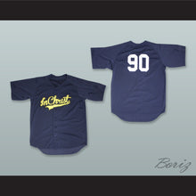 Load image into Gallery viewer, InChrist 90 Navy Blue Baseball Jersey