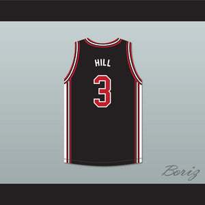 Marion Hill 3 Black Basketball Jersey In the House