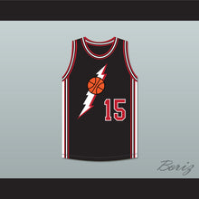 Load image into Gallery viewer, James Worthy Larry 15 Black Basketball Jersey In the House