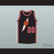 Load image into Gallery viewer, Milton Warren 20 Black Basketball Jersey In the House