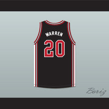 Load image into Gallery viewer, Milton Warren 20 Black Basketball Jersey In the House