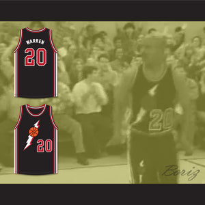 Milton Warren 20 Black Basketball Jersey In the House