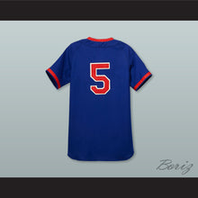 Load image into Gallery viewer, Indianapolis Clowns 5 Negro League Blue Baseball Jersey
