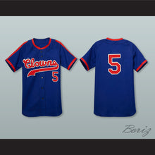 Load image into Gallery viewer, Indianapolis Clowns 5 Negro League Blue Baseball Jersey