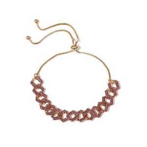 IngeSight.Z 4 Colors Charm Luxury Shiny Rhinestone Anklet Bracelet Adjustable Crystal Anklets On Foot Barefoot Sandals Jewelry