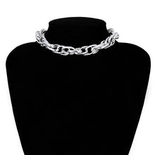 Load image into Gallery viewer, IngeSight.Z Punk Curb Cuban Choker Necklace Collar Statement Gold Color Chunky Thick Clavicle Chain Necklaces for Women Jewelry