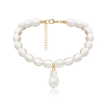 Load image into Gallery viewer, IngeSight.Z Punk Multi Layered Imitation Pearl Choker Necklace Collar Statement Boho Handmade Pendant Necklace for Women Jewelry