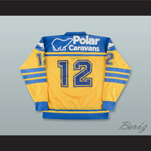 Load image into Gallery viewer, Inge Hammarstrom 12 Team Sweden Yellow Hockey Jersey