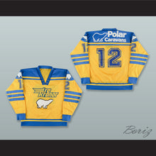Load image into Gallery viewer, Inge Hammarstrom 12 Team Sweden Yellow Hockey Jersey