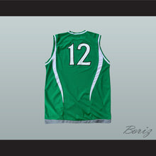 Load image into Gallery viewer, Ireland National Team 12 Green Basketball Jersey