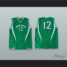 Load image into Gallery viewer, Ireland National Team 12 Green Basketball Jersey