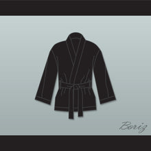 Load image into Gallery viewer, Iron Mike Tyson Black Satin Half Boxing Robe
