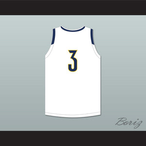 Isaiah Mobley 3 Rancho Christian School Eagles White Basketball Jersey 1