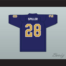 Load image into Gallery viewer, Isaiah Spiller 28 Klein Collins High School Tigers Navy Blue Football Jersey 2