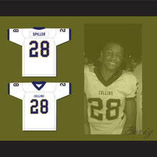 Load image into Gallery viewer, Isaiah Spiller 28 Klein Collins High School Tigers White Football Jersey 2