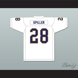 Isaiah Spiller 28 Klein Collins High School Tigers White Football Jersey 4