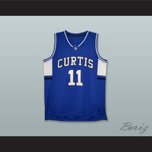 Load image into Gallery viewer, Isaiah Thomas 11 Curtis Senior High School Vikings Blue Basketball Jersey