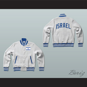 Israel Varsity Letterman Jacket-Style Sweatshirt