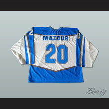 Load image into Gallery viewer, Daniel Mazour 20 Israel White Hockey Jersey
