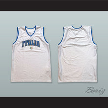 Load image into Gallery viewer, Italia White Basketball Jersey