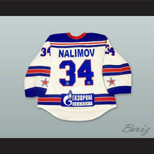 Load image into Gallery viewer, Ivan Nalimov 34 SKA St. Petersburg White Hockey Jersey