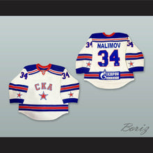 Load image into Gallery viewer, Ivan Nalimov 34 SKA St. Petersburg White Hockey Jersey