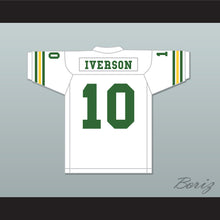 Load image into Gallery viewer, Allen Iverson 10 Bethel High School Bruins White Football Jersey