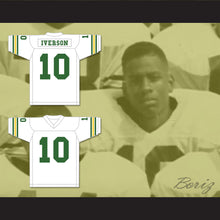 Load image into Gallery viewer, Allen Iverson 10 Bethel High School Bruins White Football Jersey