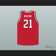Load image into Gallery viewer, Jack Bolton 21 East High School Wildcats Red Basketball Jersey