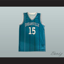Load image into Gallery viewer, J Cole 15 Dreamville Teal Basketball Jersey