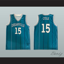 Load image into Gallery viewer, J Cole 15 Dreamville Teal Basketball Jersey