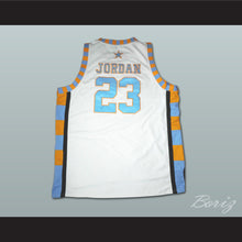 Load image into Gallery viewer, Michael Jordan 23 Laney High School White Basketball Jersey with Patch