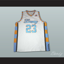 Load image into Gallery viewer, Michael Jordan 23 Laney High School White Basketball Jersey with Patch