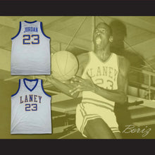 Load image into Gallery viewer, Michael Jordan 23 Laney High School White Basketball Jersey