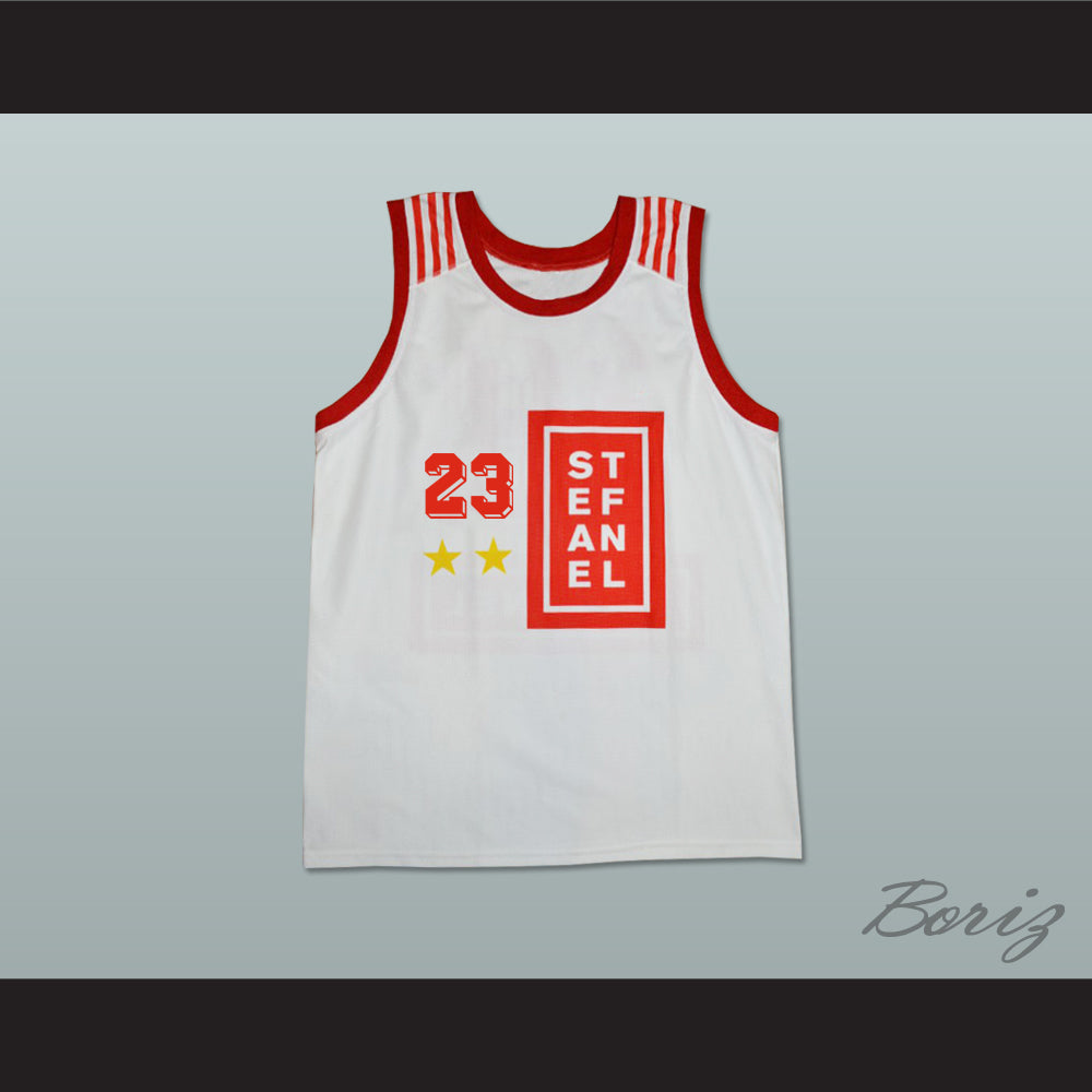 Michael Jordan 23 Stefanel Trieste Italian Basketball Jersey