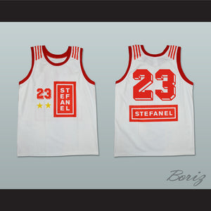 Michael Jordan 23 Stefanel Trieste Italian Basketball Jersey