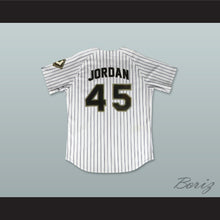 Load image into Gallery viewer, Michael Jordan 45 Birmingham Barons Pinstriped Baseball Jersey