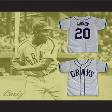 Load image into Gallery viewer, Josh Gibson 20 Homestead Grays Negro League Baseball Jersey
