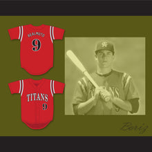 Load image into Gallery viewer, JT Realmuto 9 Carl Albert High School Titans Red Baseball Jersey 2