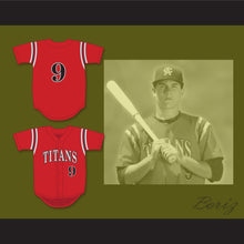 Load image into Gallery viewer, JT Realmuto 9 Carl Albert High School Titans Red Baseball Jersey 1