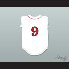 Load image into Gallery viewer, JT Realmuto 9 Carl Albert High School Titans White Baseball Jersey 1
