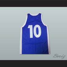 Load image into Gallery viewer, Aleksandar Djordjevic 10 Yugoslavia Blue Basketball Jersey