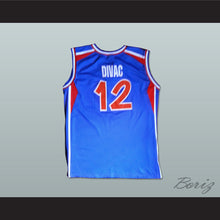 Load image into Gallery viewer, Vlade Divac 12 Yugoslavia Blue Basketball Jersey