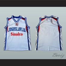 Load image into Gallery viewer, Yugoslavia White Basketball Jersey