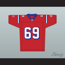Load image into Gallery viewer, Junger 69 Washington Sentinels Home Football Jersey The Replacements Includes League Patch 2