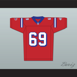 Junger 69 Washington Sentinels Home Football Jersey The Replacements Includes League Patch 2